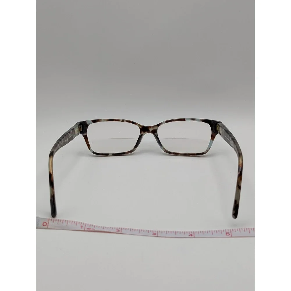 Tory Burch TY2080 Eyeglasses Frames Only Blue Tortoise Full Rim Gold Logo 53mm